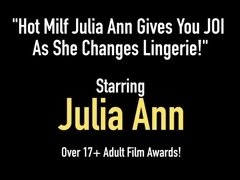 Hot Milf Julia Ann Gives You JOI As She Changes Lingerie!