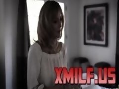 Horny MILF joins in a hot 3some with stepson and gf by XMILF.US