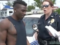 Black cock sexy blond wife Black suspect taken on a harsh ride