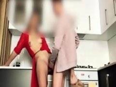 Hot Stepmom helped to cum and allowed to touch her pussy