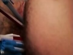 Tight Hairy Milf Ass Toyed and Fucked