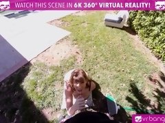 VR BANGERS Sexy MILF Fucks Her Young Gardener