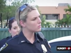 Horny milf cops are looking for the biggest black cock in the hood to fuck