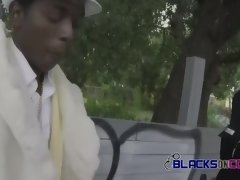 Fancy black pimp has to bang in missionary these horny milfs