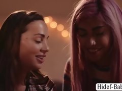 Lesbians Abigail Mac and Ashlee Juliet licking pussies