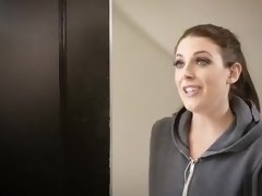 Huge boobs maid Angela white cleans more than needed
