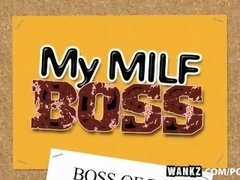 WANKZ- Busty MILF Boss Fucked Over Her Own Desk
