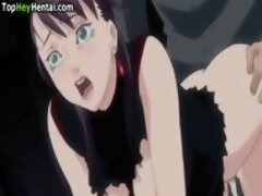 Hentai rough gangbang with busty ladies