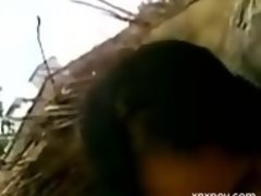 indian gf fucked by bf and his friend in jungle - xnxpov.com