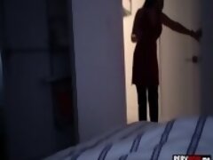Latina mom sucked her big dick stepson after she went out