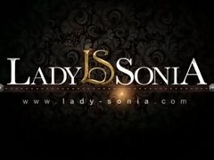 Lady Sonia and Red fuck each other wih a huge double BBC