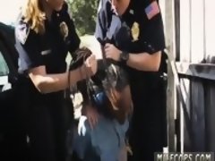 Police officer fucks teen and vintage hairy milf Black artistry denied