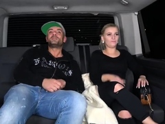 TakeVan - Sandra Blonde Takes Ride On A Dick To Avoid P