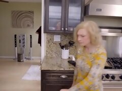 Mature blonde woman is in love with a younger guy, Tyler Nixon and likes to fuck him