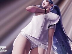MMD Momoland - Baam Ahri Kaisa Evelynn Sexy Kpop Dance League of Legends KDA