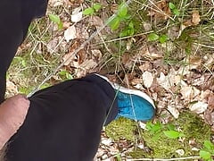 Pissing in the forest