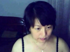 Chinese  lady on webcam