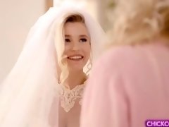 Bride has sex on her wedding day - with her older moma!
