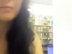 nerd getting naked in library