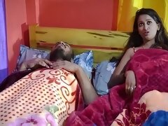 Sexy Sudipa Fucked Hard By Her Friend In Front Of Her Husband While He Was Sleeping