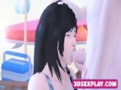 These Hentai Naked Sluts from Games Loves a Huge Thick Dick